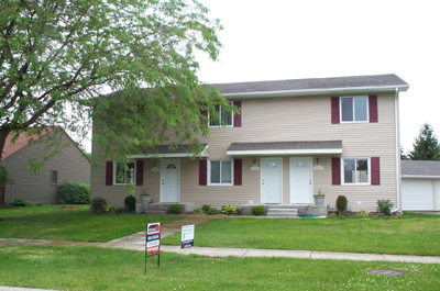 Front of Condos